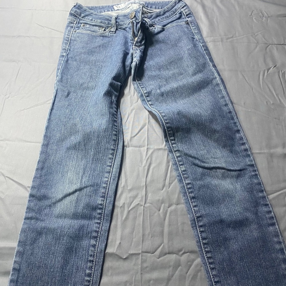 Bullhead Super Skinny Jeans Women's Size 0S Blue Stretch Denim Low Rise
